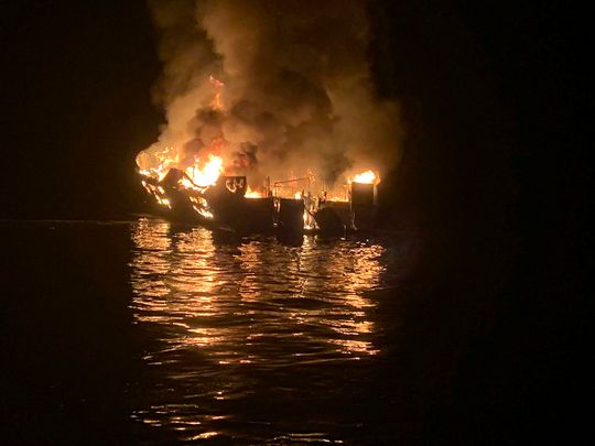 190903 Diving boat fire