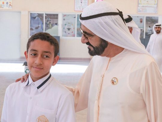 Sheikh Mohammed Bin Rashid with Khalifa Al Kaabi - 154