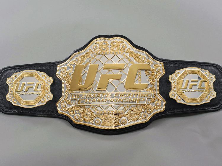 Ufc Championship Belts Are Made Out Of Solid Gold Sport Gulf News