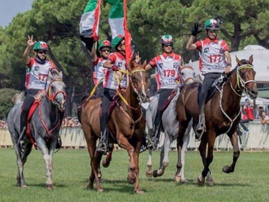 UAE riders reign supreme at endurance championship in Italy on Thursday
