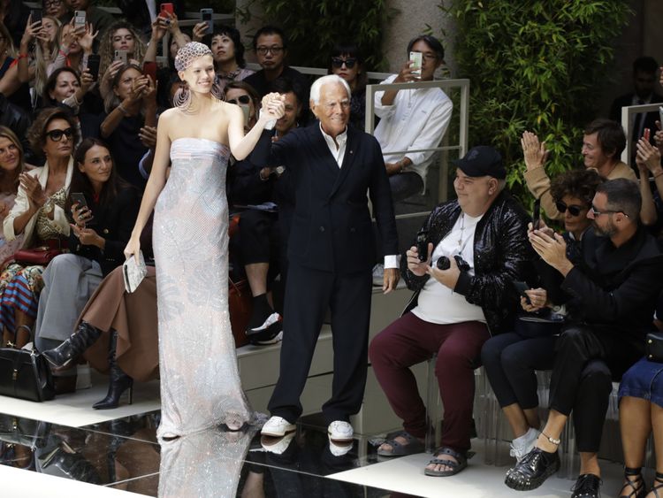 Giorgio Armani makes environmental statement in Milan | Fashion – Gulf News