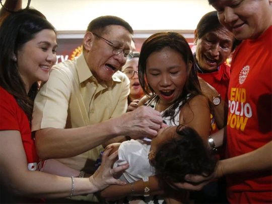 Philippines polio vaccine