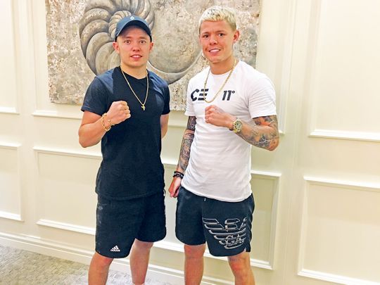 British boxing brothers Sunny (left) and Charlie Edwards