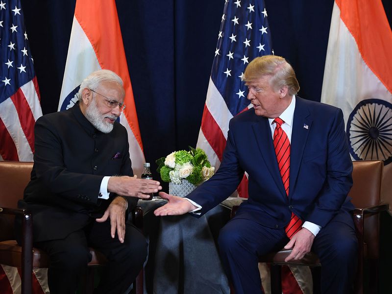 US President Donald Trump and Indian Prime Minister Narendra Modi