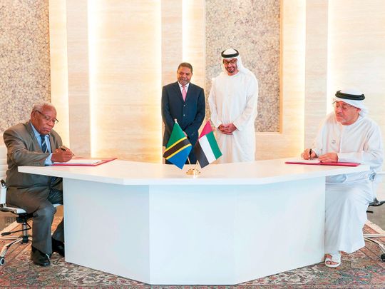 Shaikh Mohammad Bin Zayed and Ali Mohammad Shein