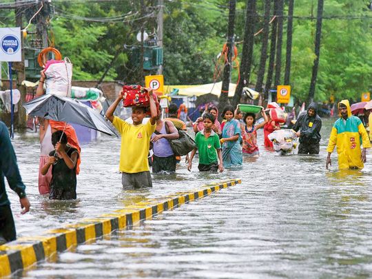 Heavy rain continues in Bihar, 24 dead so far - Gulf News