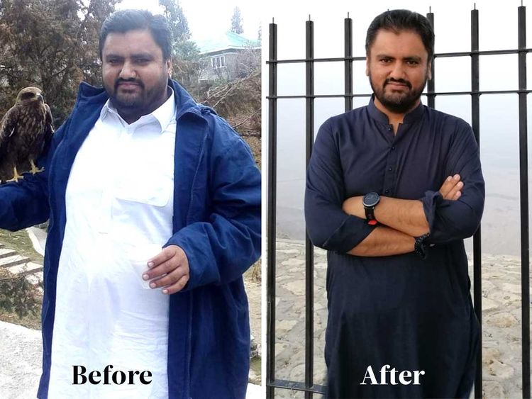 Meet The Pakistani Man Who Lost 43kg In Less Than 10 Months In The Uae Health Gulf News