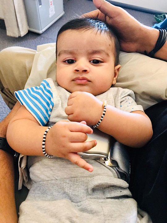 Dubai baby pampered on his first flight | Uae – Gulf News