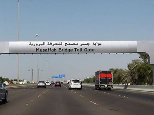 Musaffah Bridge Toll Gate