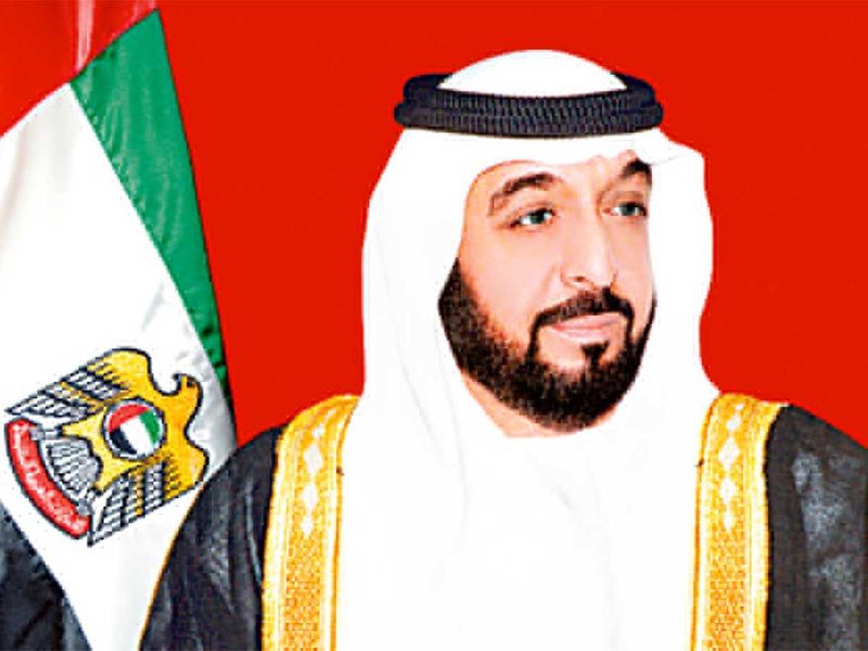 191013 His Highness Sheikh Khalifa Bin Zayed Al Nahyan protocol picture