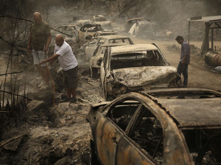 Lebanon turns to neighbours to douse forest fires Mena Gulf News
