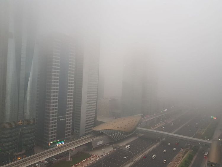 UAE weather: Dense fog envelops Abu Dhabi, Dubai, Al Ain and other emirates. Dip in temperatures at 8 °C | Weather – Gulf News