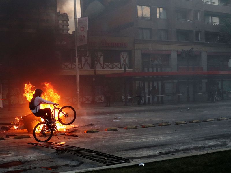 Chile protests in pictures