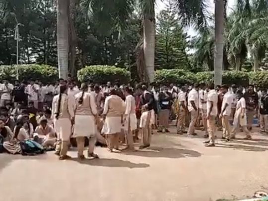 Student protests Bengaluru
