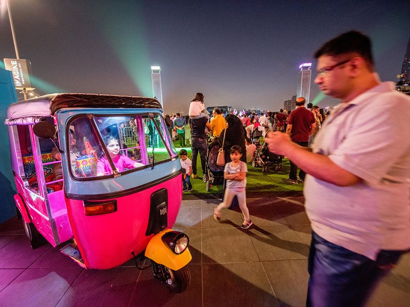 The Diwali festival at Dubai Festival City. 