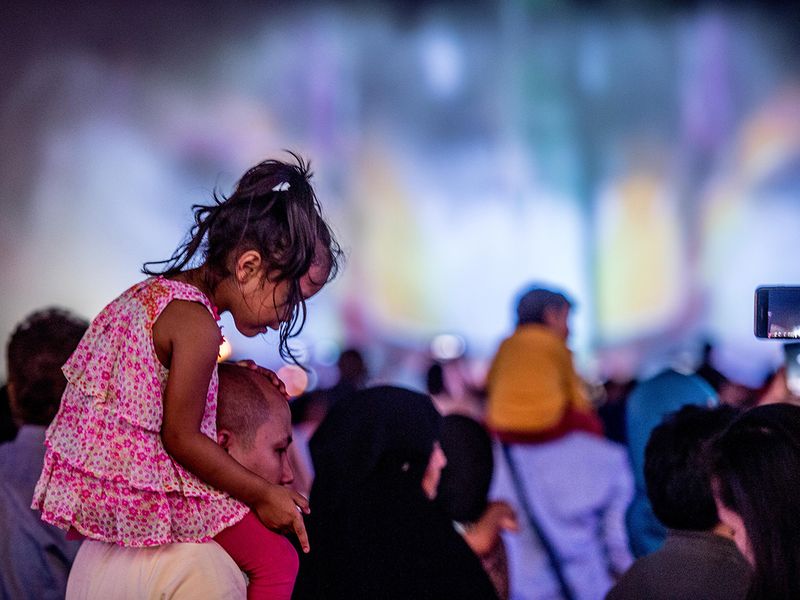 The Diwali festival at Dubai Festival City. 