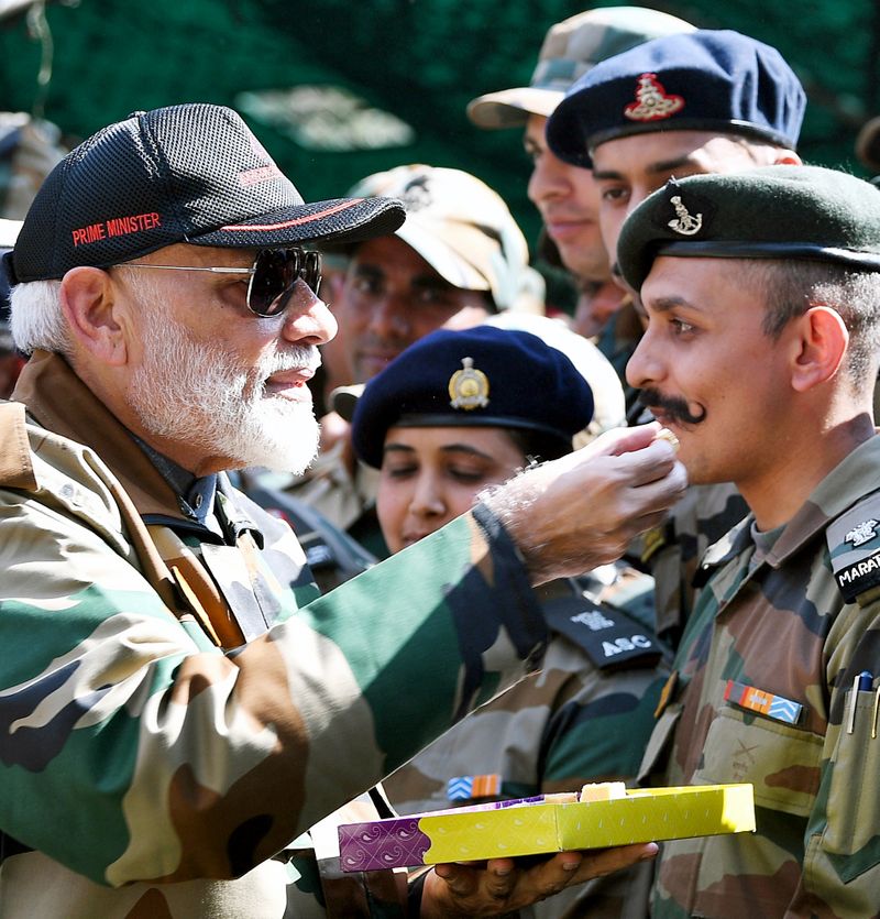 What's with Modi's love of appearing in army uniform? - Asia Times