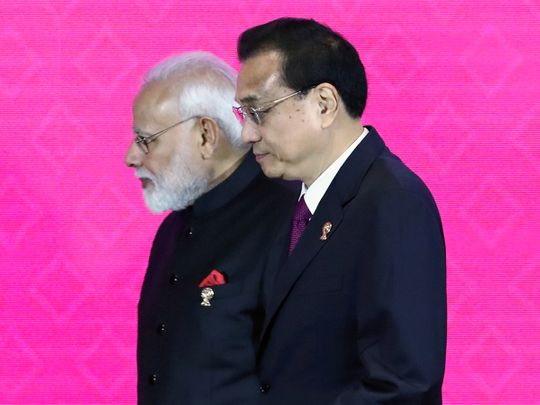 Narendra Modi and Chinese Premier Li Keqiang