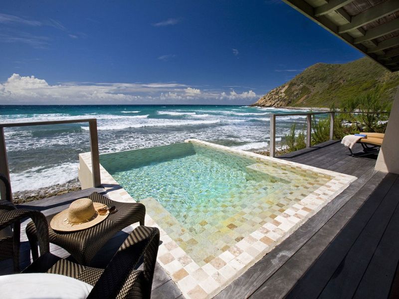 Pool at the Biras Creek hotel in the British Virgin Islands