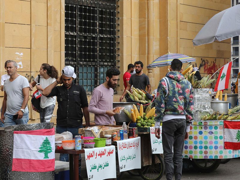 Lebanon protests_street vendors