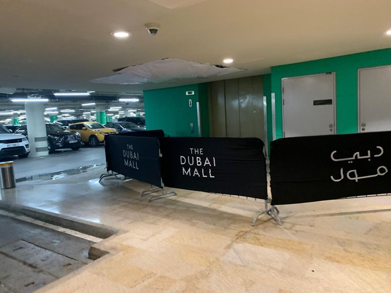 Dubai Mall Rain