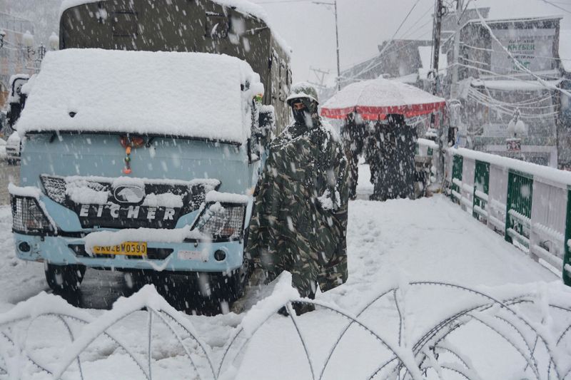 Snow in Kashmir Nov 2019
