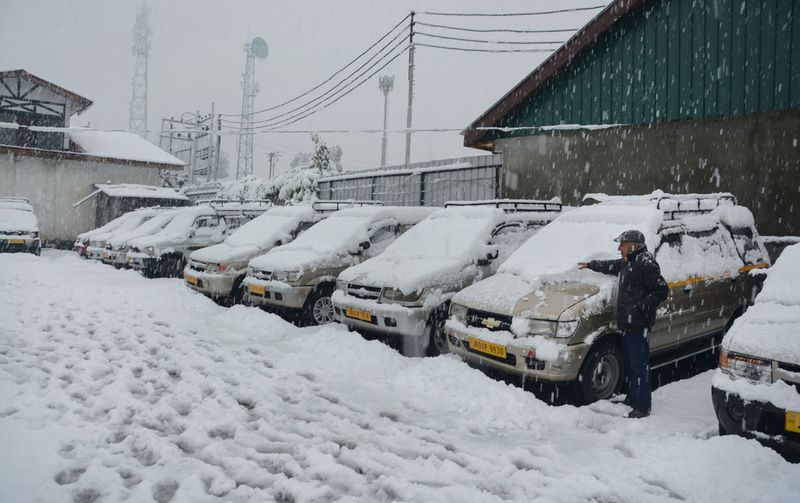 Snow in Kashmir Nov 2019