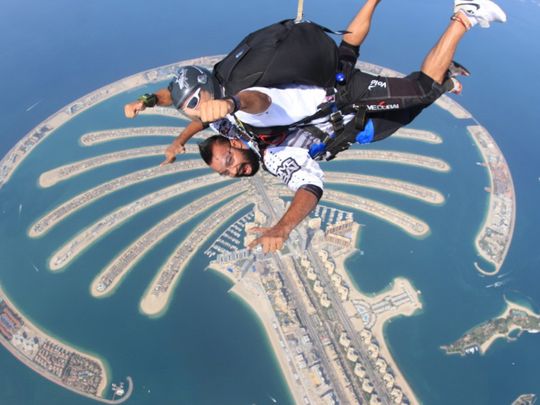 Paraplegic boxer from Kerala fulfills skydiving dream in Dubai | Uae ...