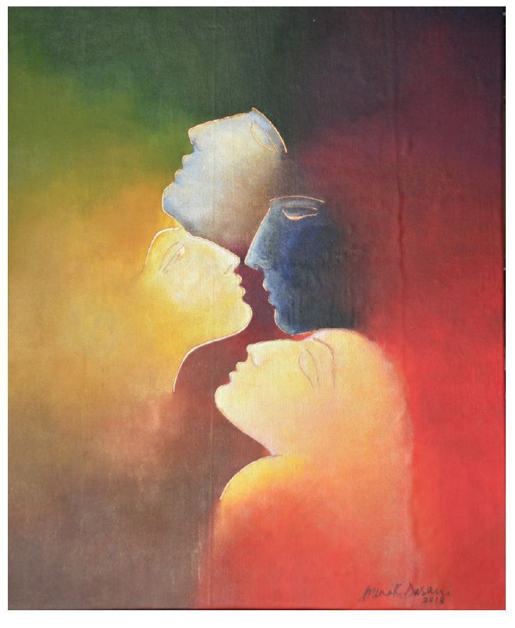WKR 191121 Common Ground Art Exhibition - painting by Mina Dasani Mina Dasani - India-1574507501487