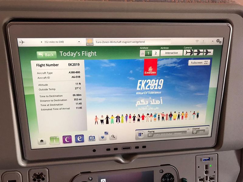 Tolerance flight: Emirates’ EK 2019 makes history