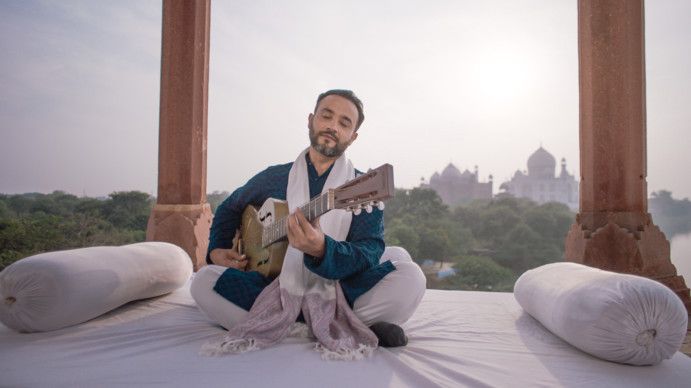 Expo 2020 - National Day Video 2019 - Indian Slide Guitarist Niki Muki at the Taj Mahal in India-1575184719257