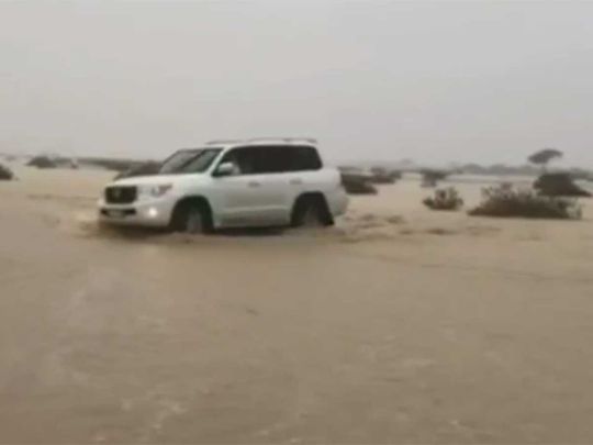 Sunday floods in Al Ain 
