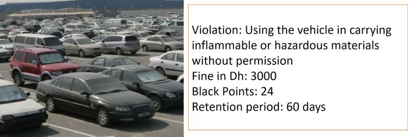 UAE traffic fines