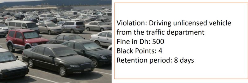 UAE traffic fines