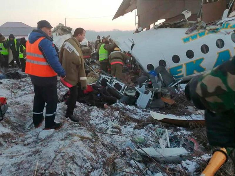 Plane crash Almaty