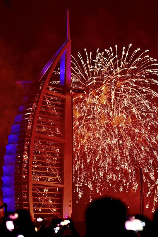 Burj khalifa fireworks 2020