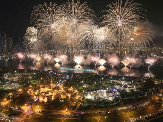 Ras Al Khaimah marvels the world with spectacular New Year’s eve fireworks. 