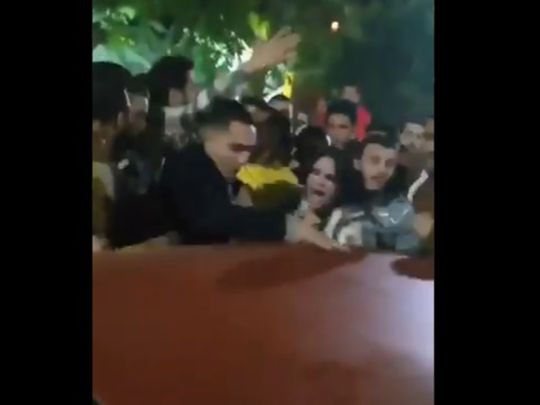 Video Woman Rescued After Mob In Egypt Tries To Sexually Harass Her Mena Gulf News