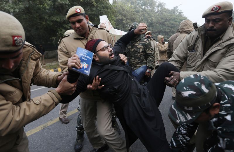 India protest constitution 