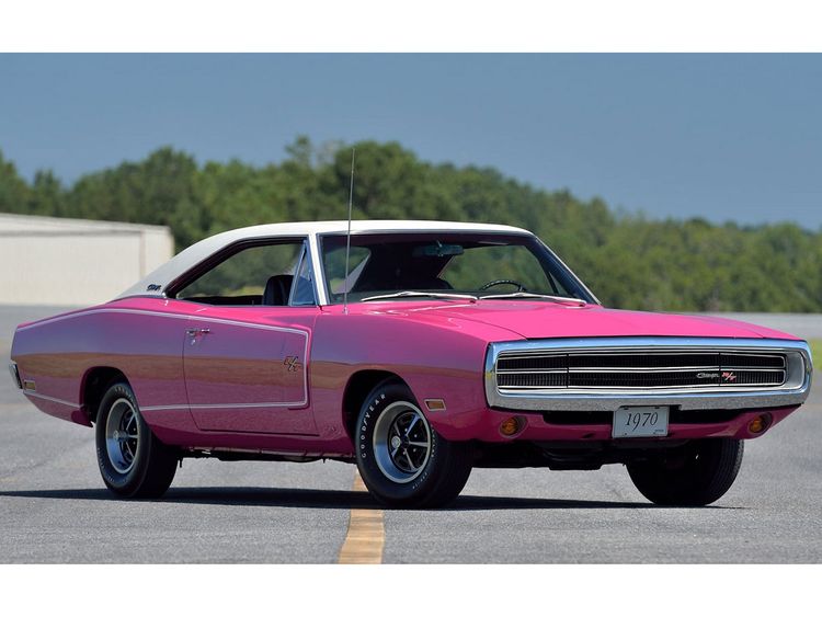 Pink Panther! 1970 Dodge Charger R/T - 1 of 2 with special paint ...