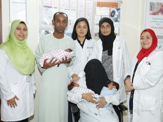 Dubai Health Authority triplets saved