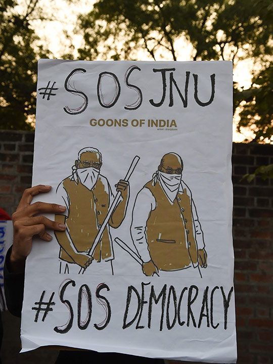 JNU protests