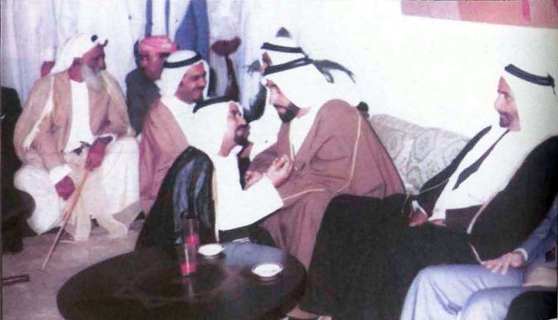 Al Saman with Sheikh Zayed and Sheikh Rashid