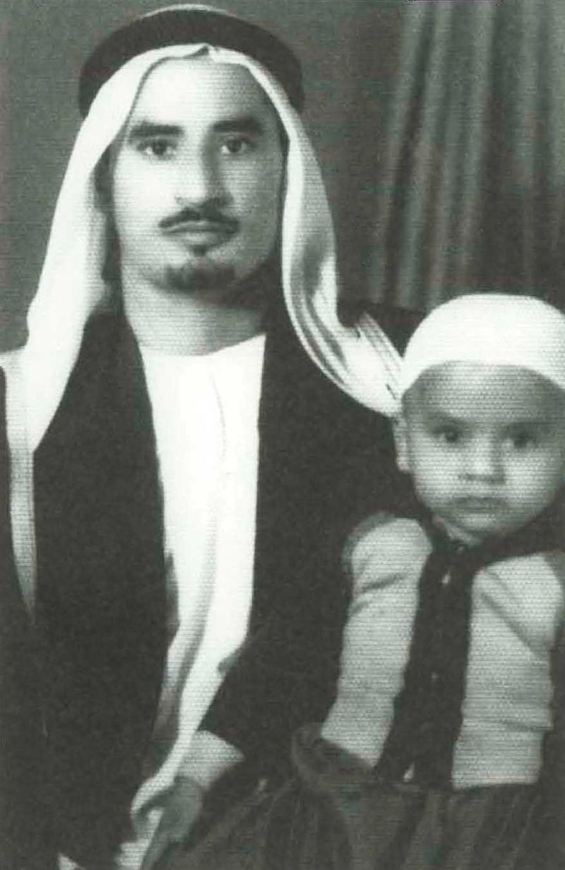 Al Saman with son Salah