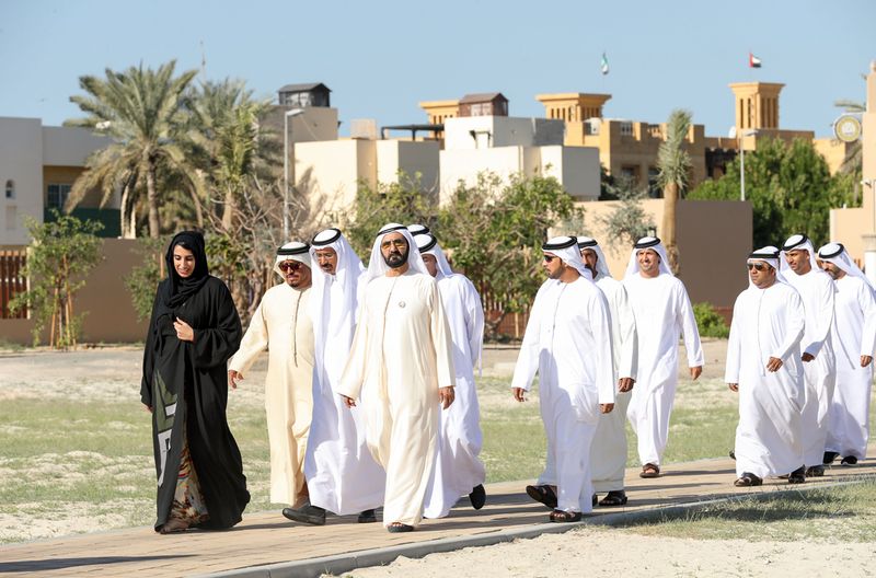 Sheikh Mohammed at Jumeirah Archaeological Site