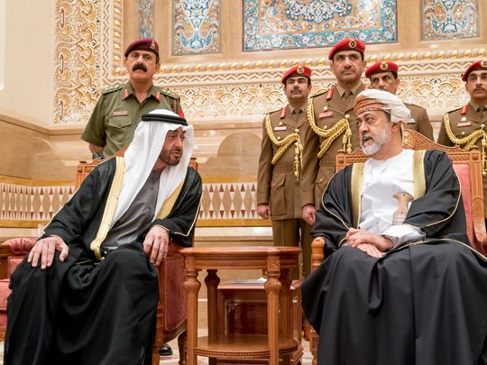 Mohamed Bin Zayed in Oman