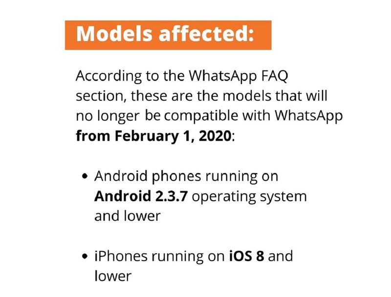 Android and iOS whatsapp