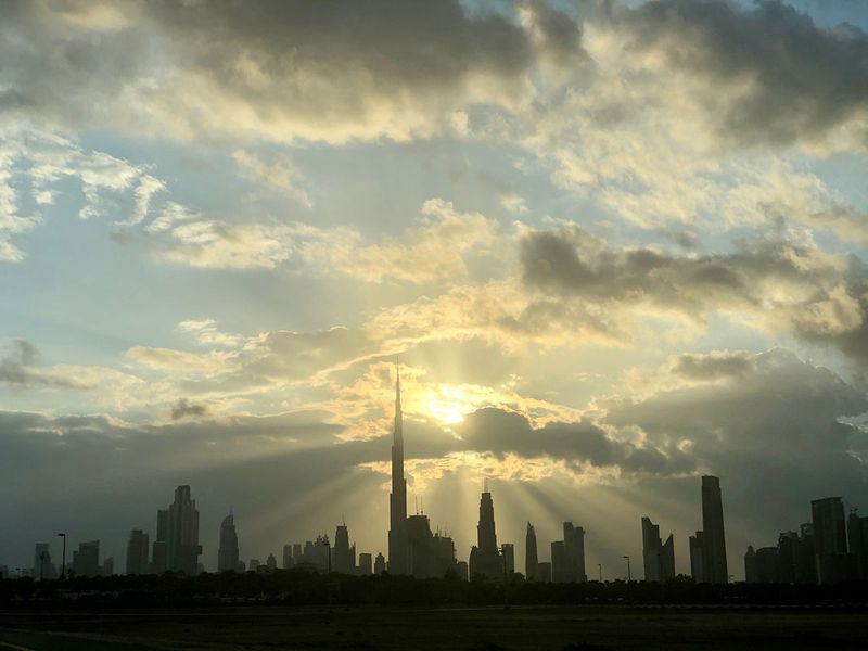 Photos: Gulf News readers share pictures of rain, rainbow and dark ...