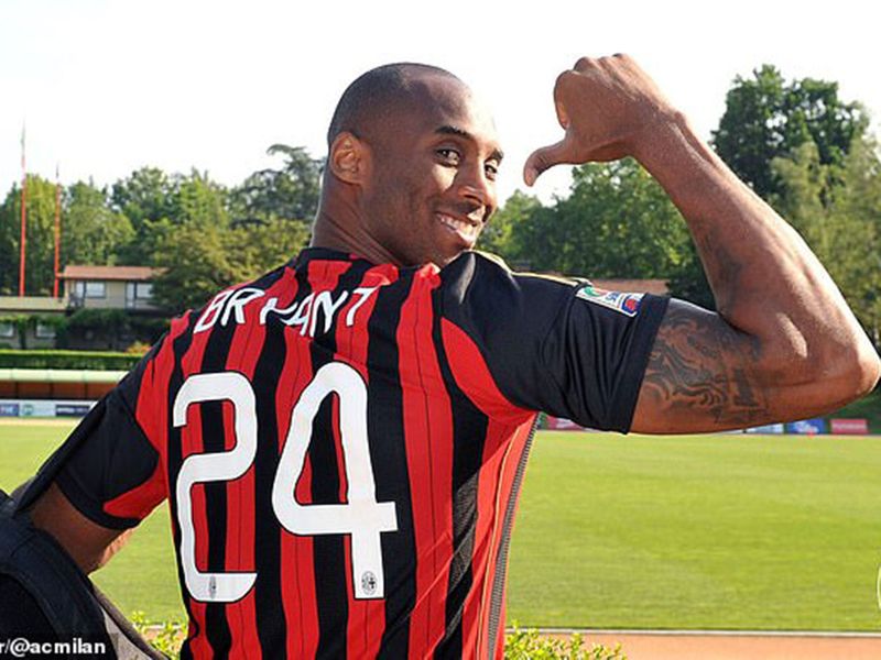 Kobe Bryant was a huge AC Milan fan.