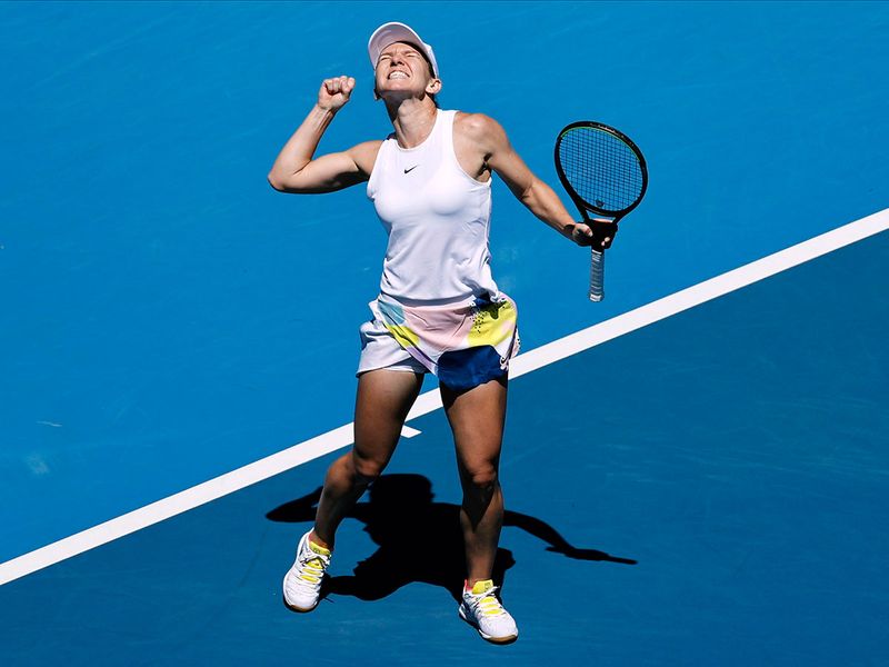 Simona Halep is into the Australian Open semis.